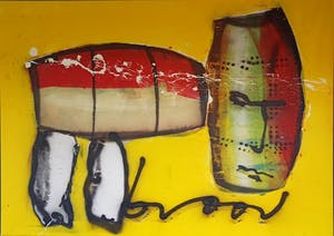 Herman Brood - Dog ( origineel schilderij) kopen? Bied vanaf 3950!