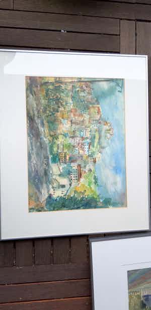 Rene Pierre Tonneyck - Stads en landschap en brug verkocht voor € 10!