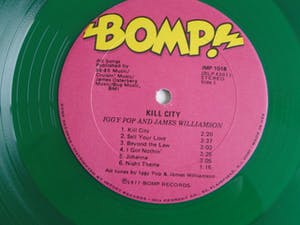 Iggy Pop - Kill City - Punk/pop - Groene uitvoering - Rare kopen? Bied vanaf 20!
