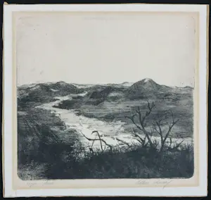 Hans van Dokkum - en anderen, Lot van 10 etsen/litho's door verschillende kunstenaars kopen? Bied vanaf 40!