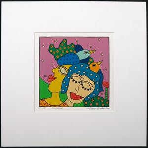 Franz Bodner - Lot van 3 zeefdrukken, Left Behind, Yes I do en Relaxed kopen? Bied vanaf 1!