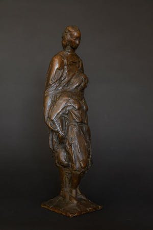 Jan van Luijn - bronzen beeld van moeder en dochter kopen? Bied vanaf 1000!