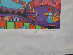 Michiel Molenaar - Kleurrijke zeefdruk kopen? Bied vanaf 35!