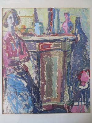 Cornelis Kievit - (1916-1966) Interieur 1960 kopen? Bied vanaf 167!