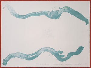 Jeroen Hermkens - Boven- en benedenloop, litho kopen? Bied vanaf 35!