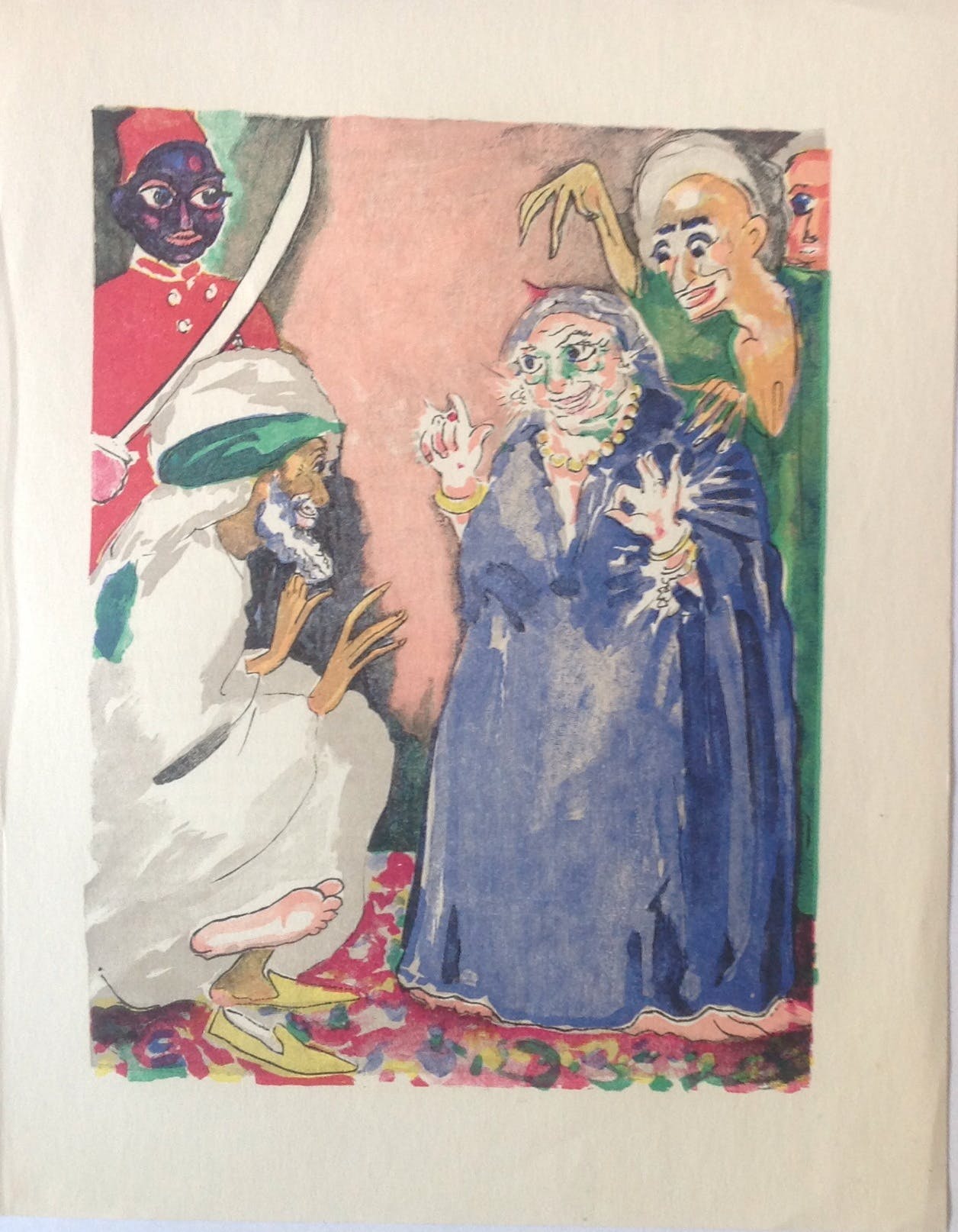 Kees van Dongen - Gravure 1001 nacht - L' entremetteuse kopen? Bied vanaf 1!