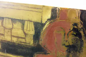 Ru van Rossem - Ets / aquatint / reliëfdruk, Bewakers van de tijd - Ingelijst kaufen? Bieten Sie von 80!