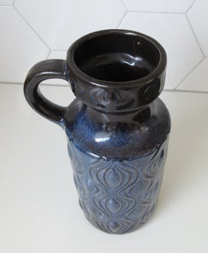 Jasba - Twee grote vintage kruikvazen - model "Amsterdam" en model 1640-28 - Scheurich kopen? Bied vanaf 30!