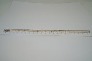 2561 - Bijzonder 1e geh. 0.925 Zilveren blokjes/staafjes collier - grote maat! kopen? Bied vanaf 20!