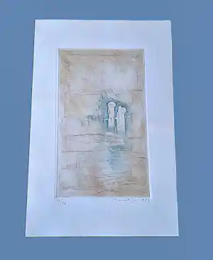 Buy Jan Montyn - in 1982 gemaakte Ets & Aquatint - ZT- kleine oplage (30) - potloodgesigneerd? Bid from 63!