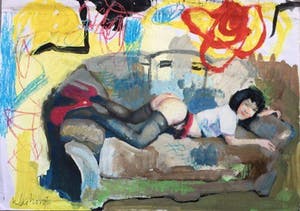 Peter Klashorst - Mooi formaat- collage -Gemengde techniek - Handgesigneerd !!! kopen? Bied vanaf 115!