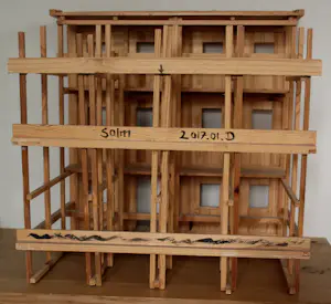 Eric van Solm - Houten sculptuur - 2017 kopen? Bied vanaf 395!