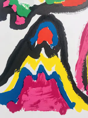 Karel Appel - Tantrika - kleurenlitho - gesigneerd. kopen? Bied vanaf 750!
