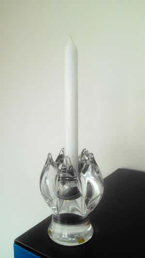 Kosta Boda - Göran Warff: kristallen Bloemkandelaar verkocht voor € 29!
