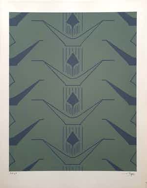 Ton Pape - Abstracte compositie (2245) verkocht voor € 35!