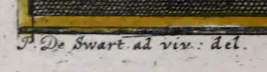 B.F. Immink - Ingekleurde gravure, Het Hof van Valkenberg - Ingelijst kopen? Bied vanaf 50!