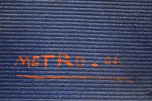 Niet of onleesbaar gesigneerd - Metro - Abstract Blue kopen? Bied vanaf 1!