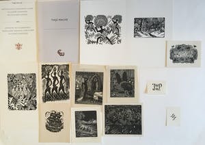 Thijs Mauve - 57 hout en kopergravures, incl. 2 dubbele kopen? Bied vanaf 35!