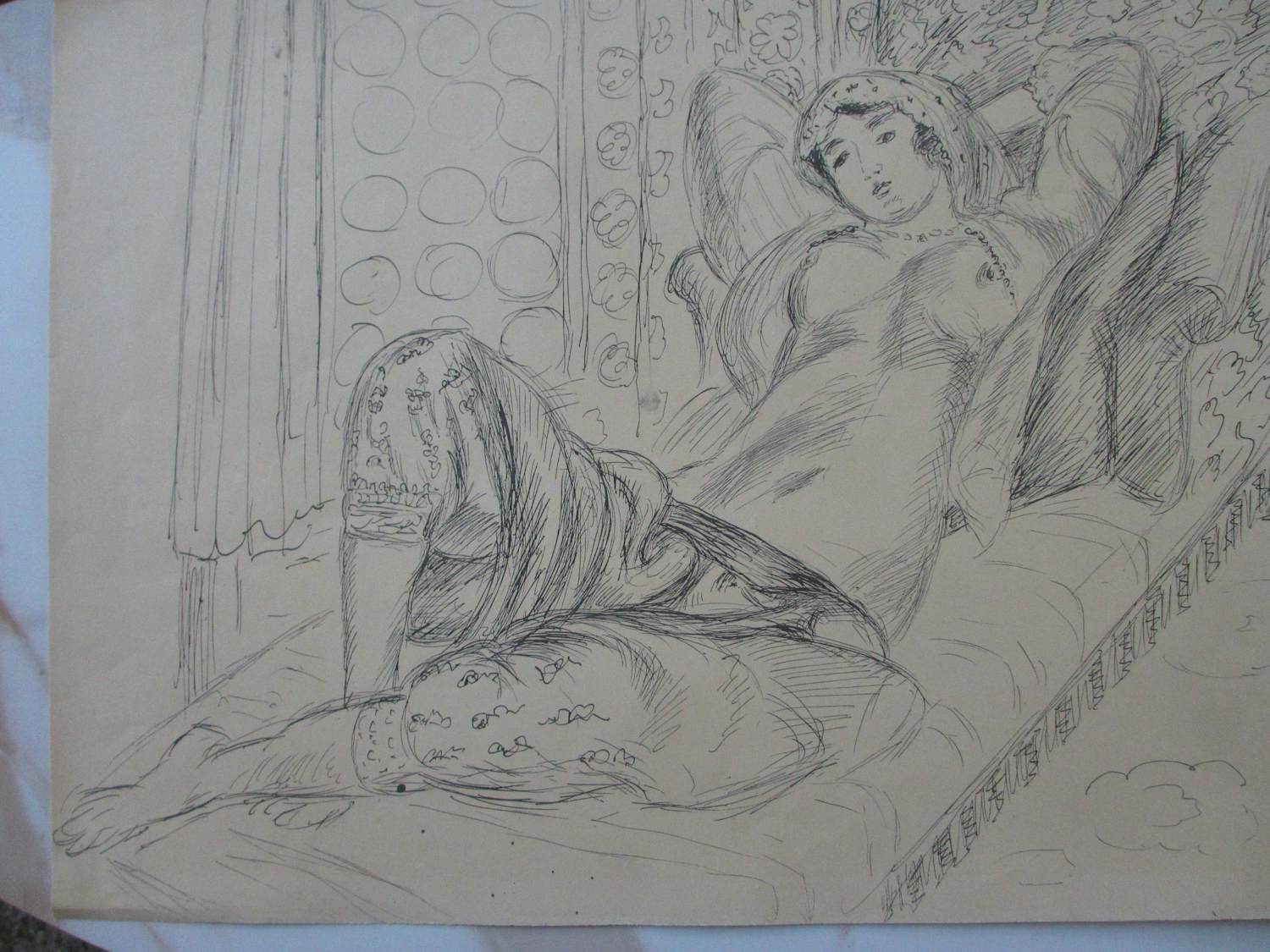 Henri Matisse - De "Odalisque" lithographic print kopen? Bied vanaf 60!