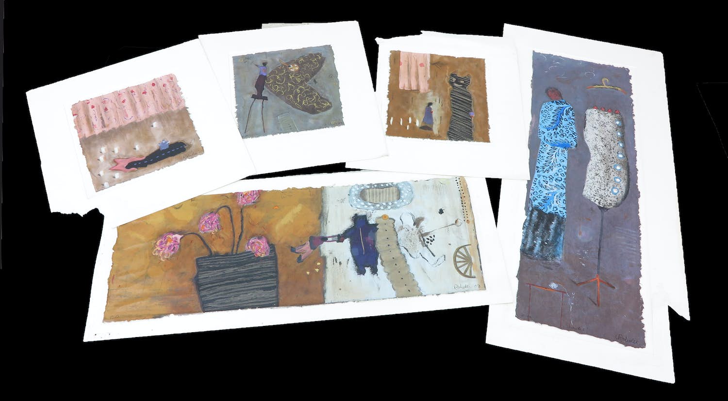 Liesbeth Rahder - Lot van vijf zeefdrukken kopen? Bied vanaf 100!