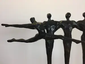 Corry Ammerlaan - Bronzen sculptuur | 'Balans' (ZEER GROOT, UNIEK WERK) kopen? Bied vanaf 300!