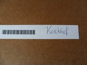 Gerard van Kerkhof - Ingekleurde ets. Titel, "Werk in uitvoering nabij Parijs". kopen? Bied vanaf 20!