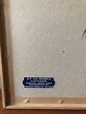 Niet of onleesbaar gesigneerd - Religieus figuur in glas-in-lood stijl kopen? Bied vanaf 1!