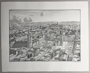 Stefan Bleekrode - lithografie ‘Krakau’ - 2017. kopen? Bied vanaf 250!