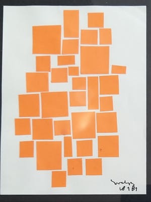 Siep van den Berg - Collage met oranje kopen? Bied vanaf 125!