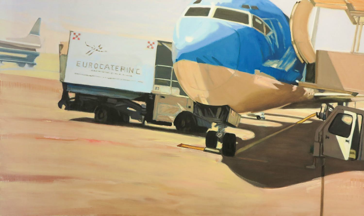Helcia Cino - Acryl op doek, Napels (Zeer groot!) kopen? Bied vanaf 300!