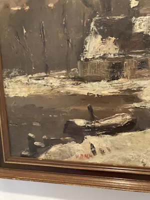 Harry Balm - Boerderijen in sneeuwlandschap kopen? Bied vanaf 85!