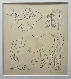 Tinus van Doorn - Centaur. Ingelijst. verkauft für € 99!