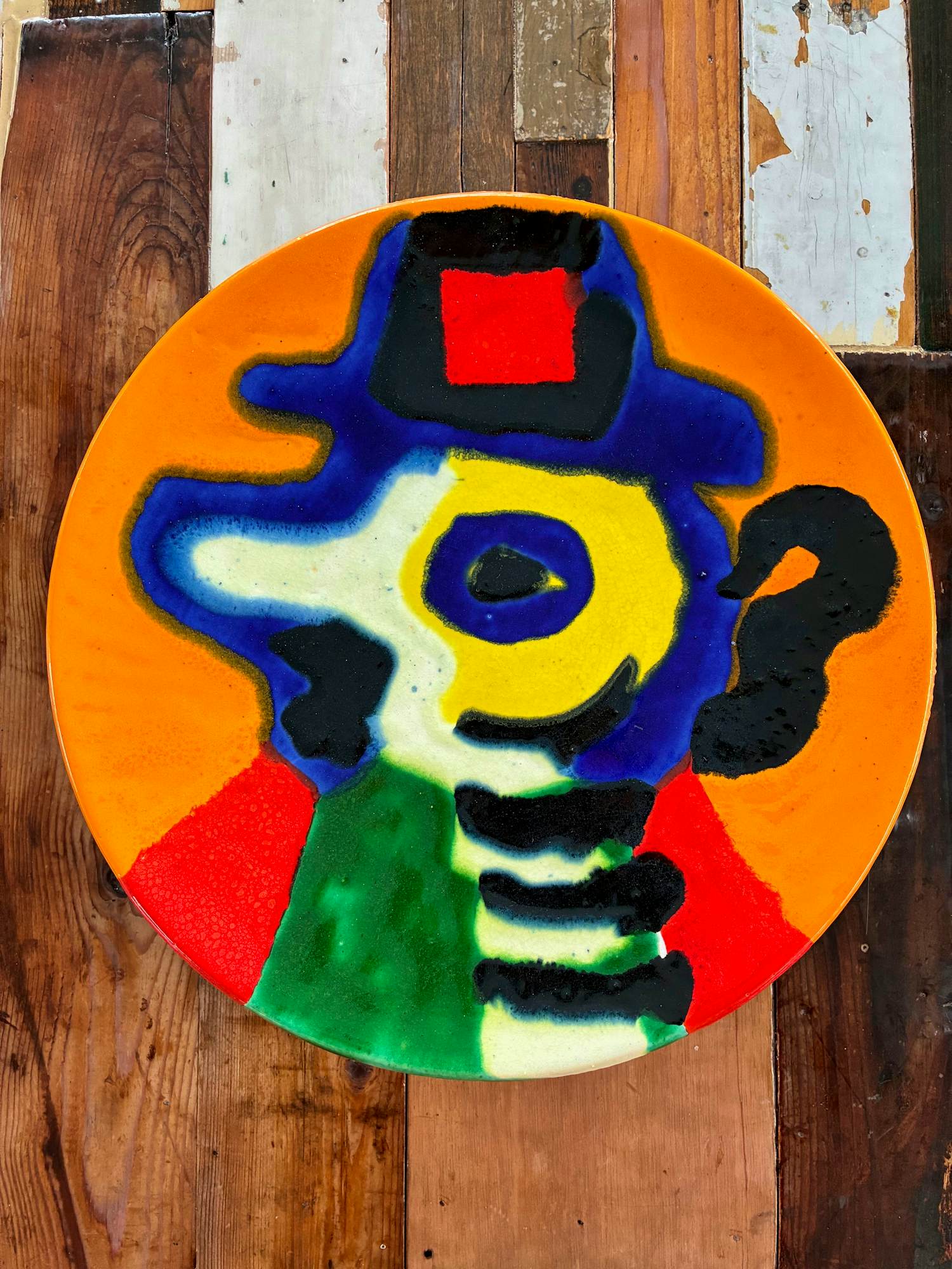 Karel Appel - Keramisch wandbord kopen? Bied vanaf 4000!