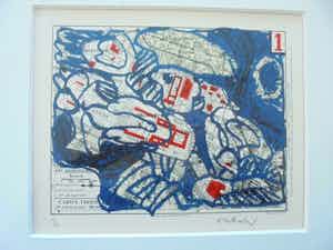 Pierre Alechinsky - Paris, Arrondissement 1 - 1983 - oplage 99 verkocht voor € 650!