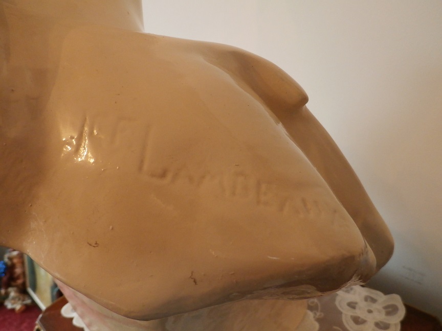 Jef Lambeaux - Enorme Buste van  kopen? Bied vanaf 160!