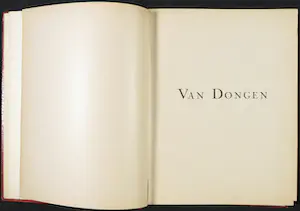 Kees van Dongen - Pochoir, Jeune femme au chien + boek door Edouard des Courières kopen? Bied vanaf 1!