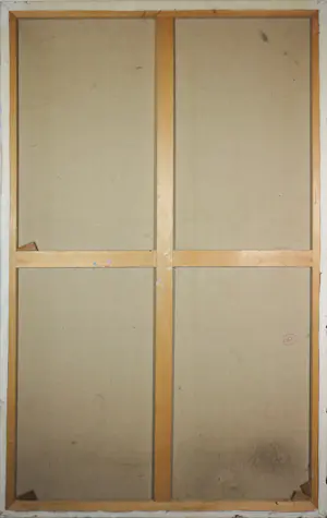 Angelos Tassopoulos - Olieverf op doek, Vrouw - Zeer groot kopen? Bied vanaf 500!