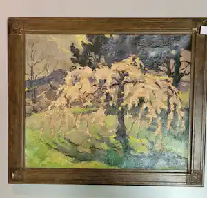 Adri Pieck - In de tuin bij 't heideveld - Maartensdijk (U) verkauft für € 750!