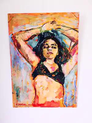 Gijs Donker - Vrouw in bikini verkauft für € 500!