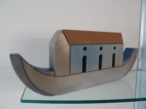 Niet of onleesbaar gesigneerd - Kunstzinnig object Woonboot kopen? Bied vanaf 1!