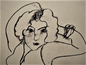 Geert Jan Jansen - Schilder & Kunstvervalser -potloodgesigneerde Litho Matisse "femme séduisante " kopen? Bied vanaf 30!