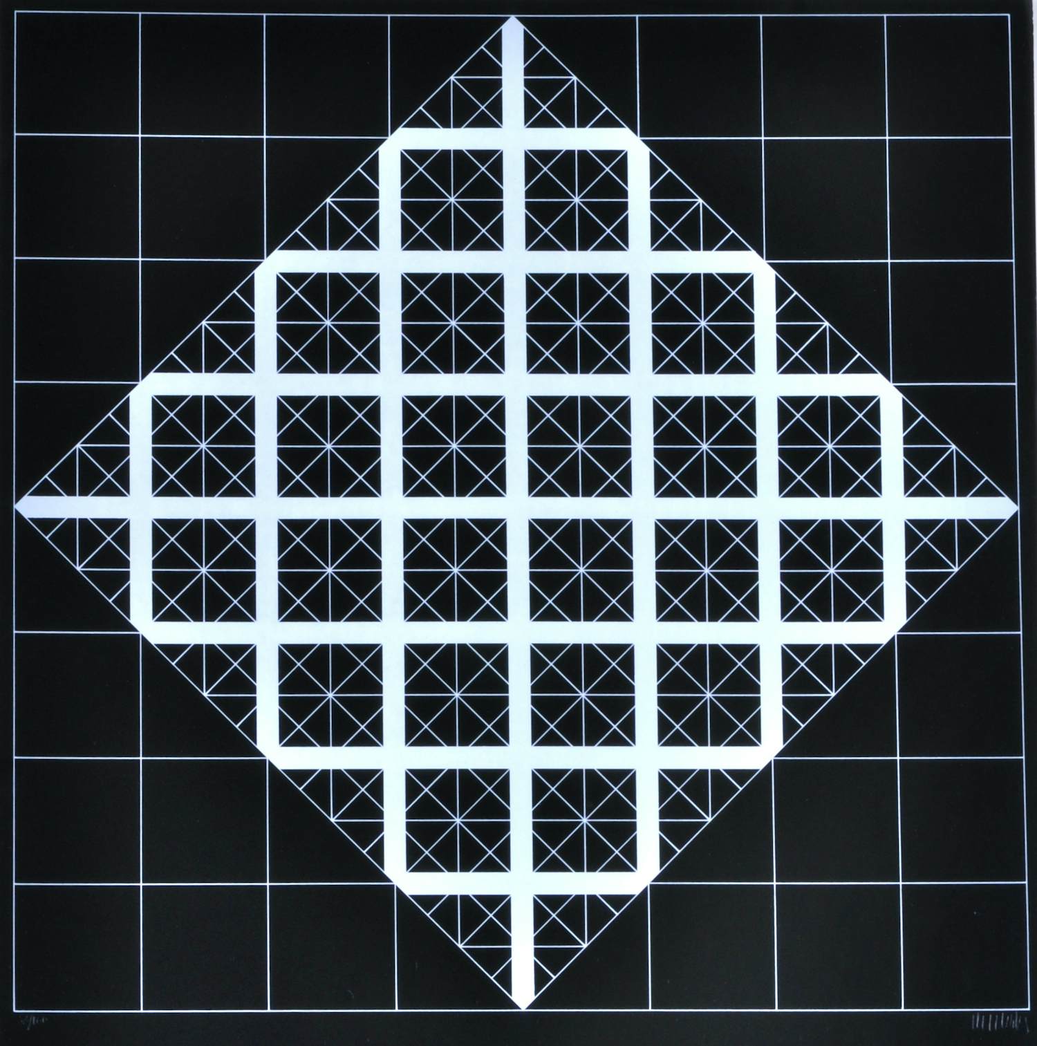 Mark Verstockt - Zeefdruk - Gesigneerd - 70x50 cm - 1976 kopen? Bied vanaf 90!