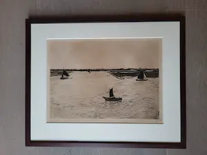 Willem Witsen - Ets,Riviergezicht - no 37, 1900 - gesigneerd kopen? Bied vanaf 269!