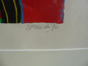 Corneille - Zeefdruk, Titel, Oiseau Ne Du Paysage Uit 1992. Ingelijst kopen? Bied vanaf 275!