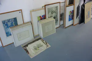 Gerard Schaperkotter - + anderen! Lot van ca. 40 kunstwerken in diverse technieken kopen? Bied vanaf 150!