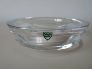 Orrefors - Blank dikwandige kristallen schaal kopen? Bied vanaf 23!