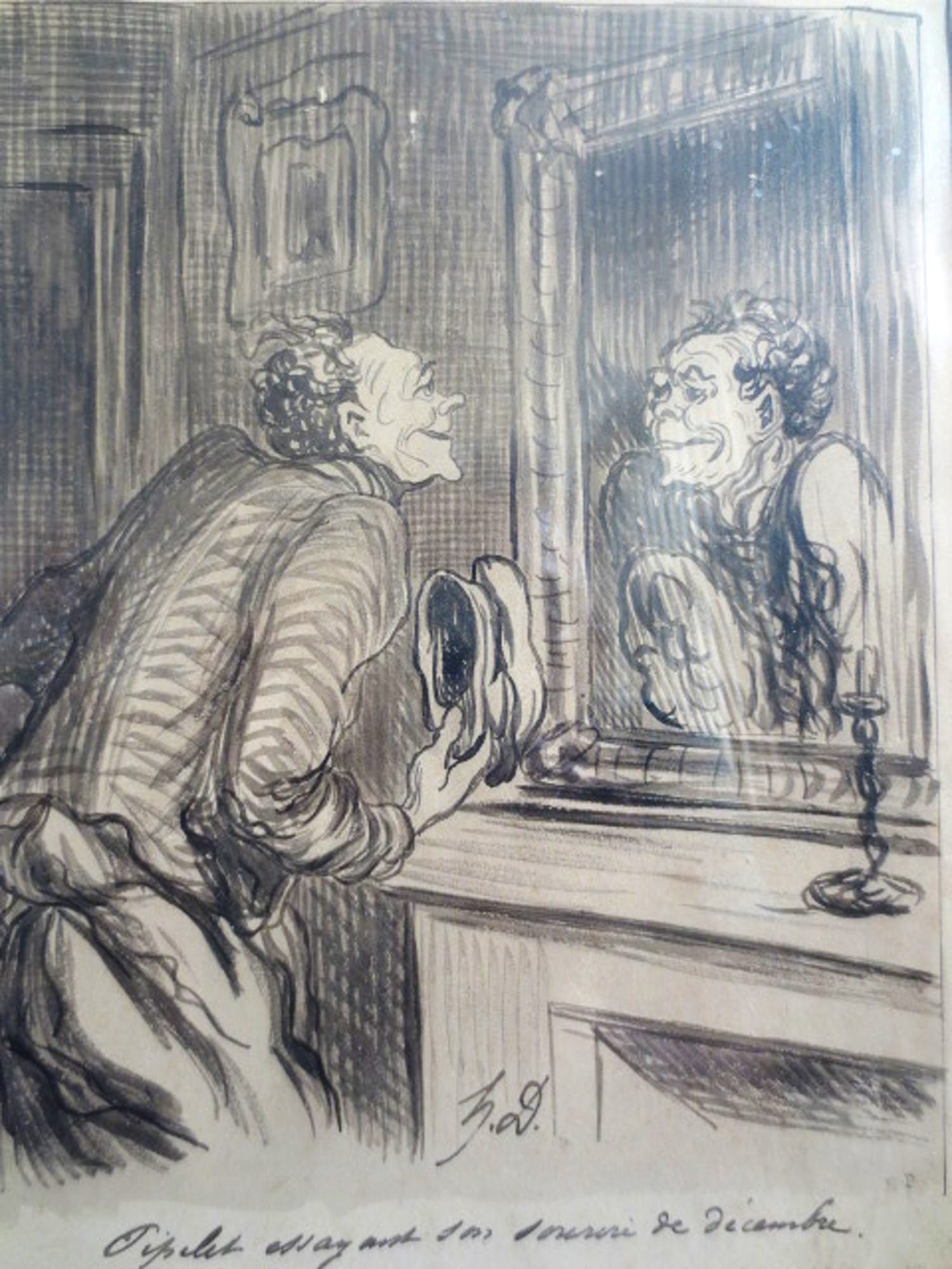 Honore Daumier - Pipelet essayant son sourire de Décembre verkocht voor € 200!
