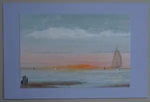Franklin Meijer - Texel - 4 x Aquarelstudies kopen? Bied vanaf 35!