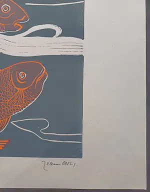 Jeanne Bieruma Oosting - gesigneerde linosnede kopen? Bied vanaf 399!