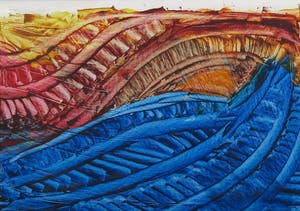 Tinie Martinali - Acryl op papier, Niederemmel - Ingelijst kopen? Bied vanaf 1!